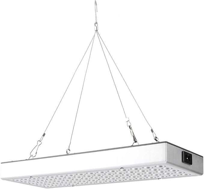 LED Plant Lamp Full Spectrum Growing Light with 75 LED Beads 25W Plant Growing Light for Gardens Greenhouses Horticulture