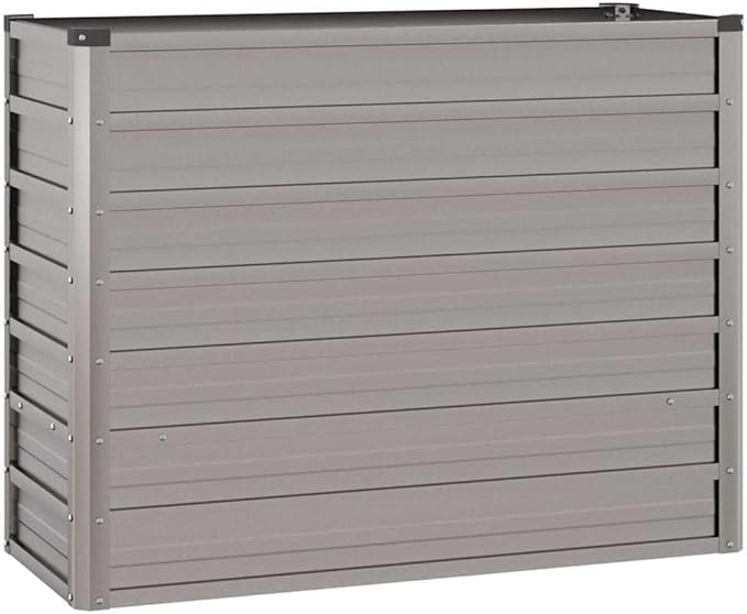 Garden Raised Bed Rusty Corten Steel Outdoor Planter Box 39.4 x 15.7 x 30.3 in Durable Metal for Vegetables Herbs Flowers