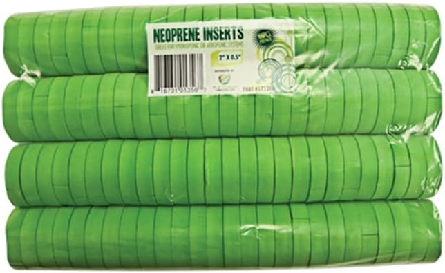 2” Neoprene Foam Inserts for Hydroponics Growing System Clone Machine Propagation Indoor Gardening 100 Pack Green