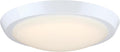 Westinghouse Lighting 6136900 Morrell Transitional One-Light 11 Inch 23 Watt LED Indoor Flush Mount Fixture with Color Temperature Selection White Finish Frosted Acrylic Shade