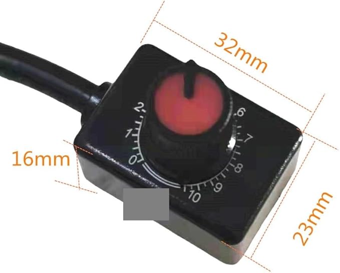 2pcs/lot 0-10V LED Grow Light Linear Potentiometer Dimmer with Switch Function for Dimmable Power Driver XLG/HLG-240H-AB