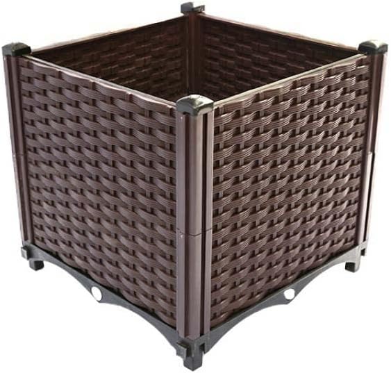 YSUEFIJO Raised Garden Bed Planter Raised Garden Bed Outdoor Planter Box for Outdoor Plants Planter Raised Beds for Vegetables Easy Assembly for Flowers Herbs Fruits