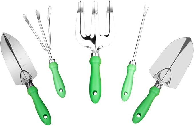 Multipurpose Garden Tool Set with Rustproof Stainless Steel Ideal for Home Outdoor Gardening Planting Use s Garden Tool