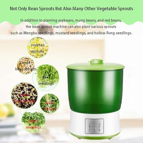 2 Layer Bean Sprouts Machine Seed Sprouter Kit Bean Germinator Easy Seed Grower 2/3 Layers Vegetable Sprouts Maker Automatic Bean Seed Grower Tool