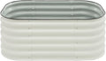 Eapmic Raised Garden Bed Galvanized Metal Planter Box Modular Outdoor Raised Planter Bed Rectangular Flower Bed Kit for Vegetables Flowers Backyard Patio (41.34×23.62×17in)