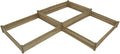 LuxenHome Wood 3 Section Raised Garden Bed 110 L-Shape Raised Garden Bed Fir Wood Planting Bed Solid Wood for Vegetable Flower Herbfor Outdoor Lawn Yard Patio Use