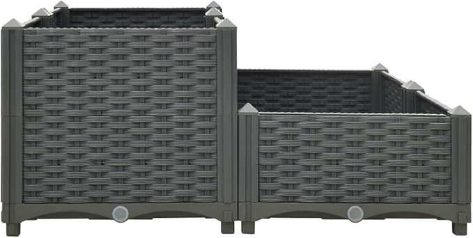Raised BedGarden PlantersGarden PlantersGarden CenterpiecesGarden BedsRaised Beds for Growing FlowersHerbs and Fruits31.5x31.5x15 Polypropylene