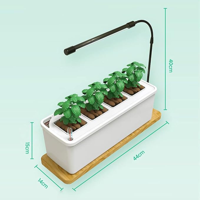 Home Indoor Kitchen Garden Hydroponics Growing System Smart LED Grow Light Kit for Both Outdoor Indoor Plants Gardening Kits for Home Kitchen