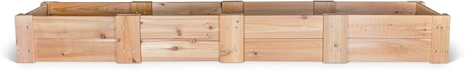 Infinite Cedar Premium Cedar Raised Garden Bed (2' x 8' x 11 H)