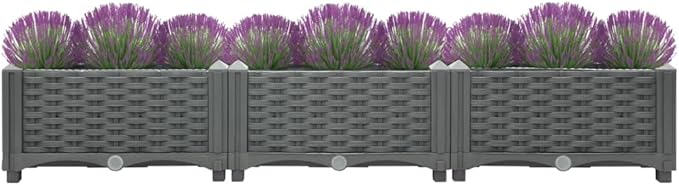 Raised Bed 47.2x15.7x9.1 Polypropylene fWeight-10 lbs