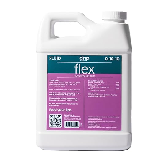 Flex PK-Booster Quart | High-Concentration Phosphorus &amp Potassium Supplement with Chelated Micronutrients for Enhanced Flowering