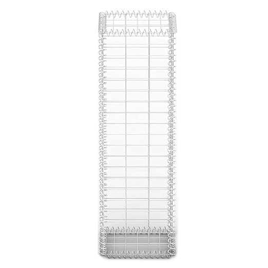 Garden Fencing Raised Bed Gabion Planter Raised Bed Gabion Basket with Lids Galvanized Wire 39.4x11.8x11.8 for Outdoor Garden Decor