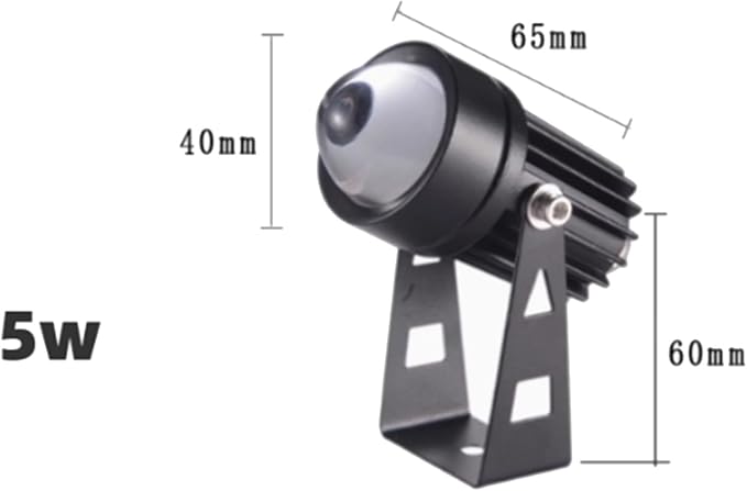10W Led Spot Lights - Landscape Lamps AC 220V Led Beam Light Outdoor Wall Lamp IP67 Waterproof Narrow Beam Spotlight 180° Adjustable Bracket Ground Light(Blue5W)