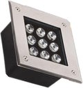 Recessed LED Landscape Lights - Inground Garden Lamp Square Outdoor Garden Lighting Built-in Waterproof Lights Underground Beam Underground SpotlightWarm White-18w
