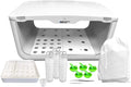 HamiltonBuhl HGLITE Next-Generation Hydroponic LED GrowLight for STEAM Education 28 Planting Vacancy Uses Hydroponics and Nutrient Solutions Easy Set Day/Night Timer Full Spectrum LED System