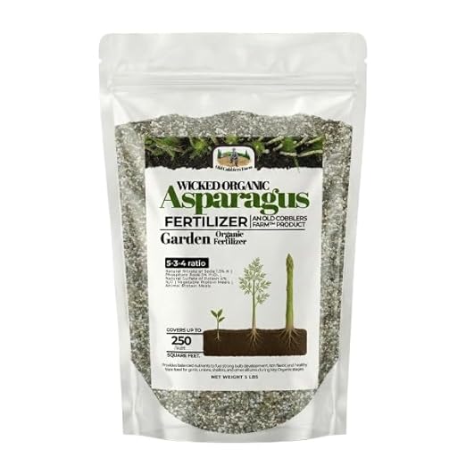 Old Cobblers Farm™ Wicked Organics Organic Asparagus Fertilizer - All-Natural Plant Nutrients for Healthy Growth (5lbs/10lbs/15lbs/20lbs) (10lbs)