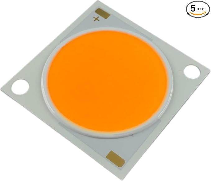 5X Pack CLU048-1212C4-503M2M2-F1 5000K 80CRI COB LED Chip Module max. 116.8W Version 6 500-2760mA 28x28mm. Projector Spotlight Horticultural Grow Light. Replacement for Cree CXB3590