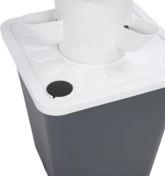 Hydroponics Growing System with 10L Watertank 18 Planting Holes Hydroponic Tower Space Saving Vertical Garden Planter Hydroponic Germination Kit for Gardening Lover (US Plug)