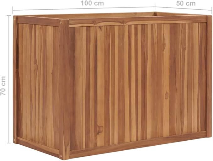 Raised Bed 39.4x19.7x27.6 Solid Wood TeakWeight:47.18lbs48972