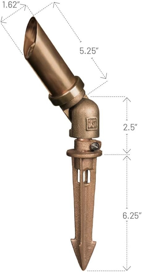 CBL5CB Low Voltage MR11 Bullet Outdoor Landscape Light Fixture