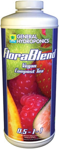 General Hydroponics Flora Blend Vegan Compost Tea 0.5-1-1 1 Gal