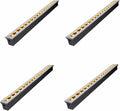 Rectangular Ground Landscape Light - Outdoor Ground Spotlight Recessed LED Underground Light IP66 Waterproof Long Strip Floor Lamp for Parks Squares LandscaGreen-12W