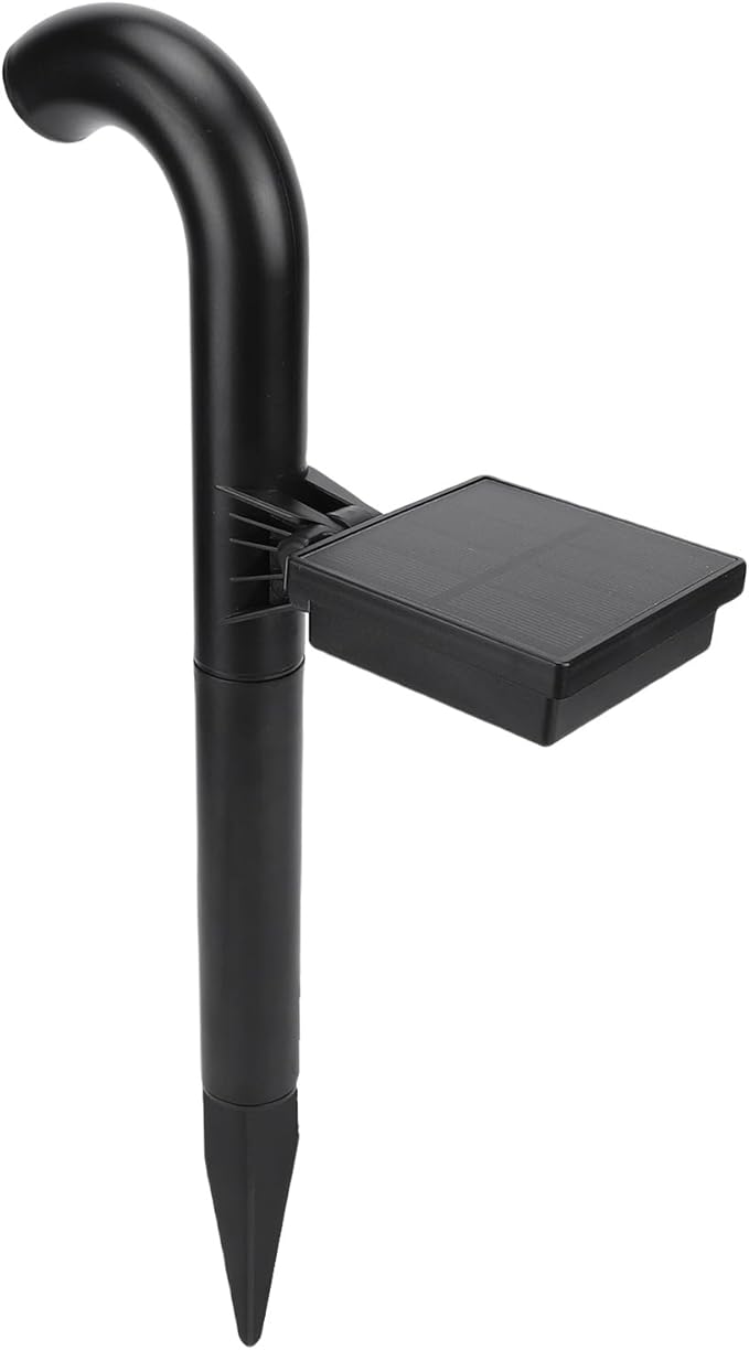Alomejor Solar Landscape Lights ABS Material Efficient Outdoor Solar Spotlights for Gardens 23.2in Automatic Night Lighting (Warm Light)