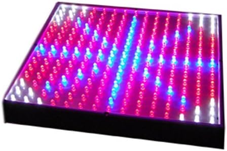 HQRP Quad-Band 14W 225 LED Blue/Red/Orange/White Spectrum Hydroponic Plant Grow Light Panel/Lamp + Hanging Kit