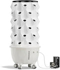 Aeroponic Tower Garden System Vertical Hydroponic Garden Tower Automatic Water Circulation Hydroponics Growing System Kit for Herbs Fruits and Vegetable(120cm/47)