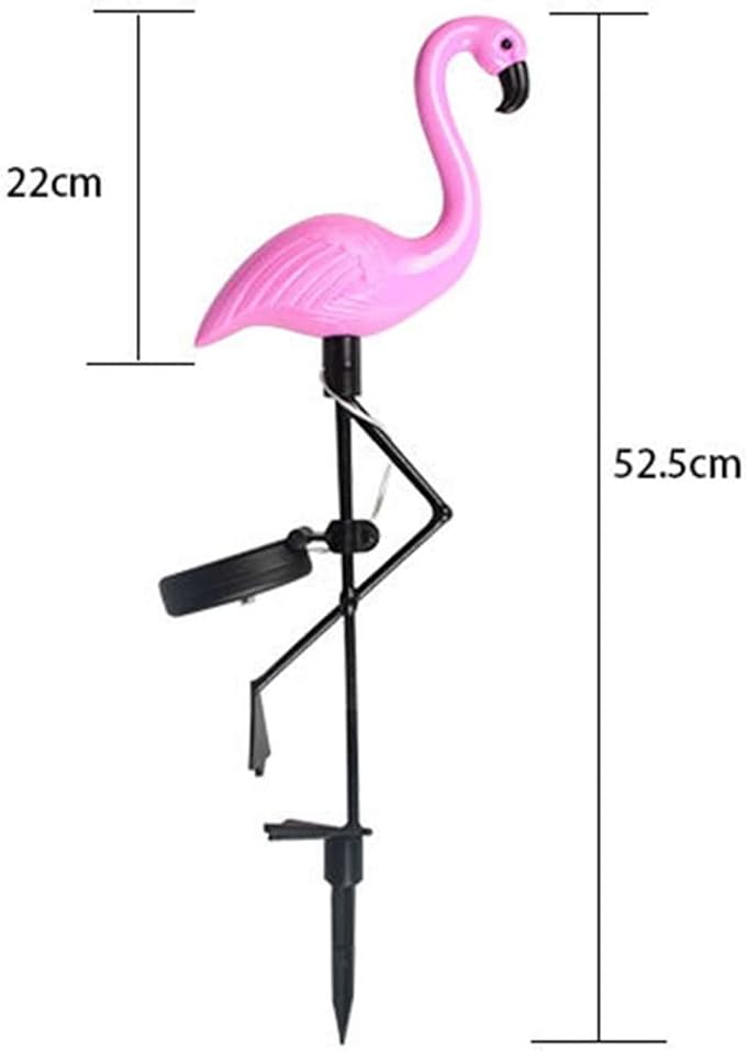 Plant Growing Lamps LED Solar Flamingo Garden Light Simulated Lawn Lamp Waterproof Solar Led Lights Outdoor for Garden Patio Decoration Lighting