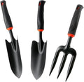 Premium Household Gardening Tools Set - Spade Shovel Rake Fork Hoe Combination for Efficient Gardening(Set-c)