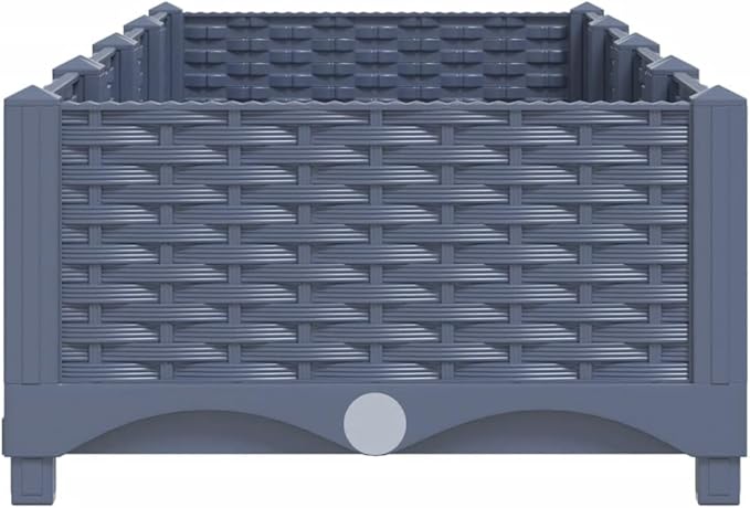 SKM Raised Bed 160x40x23 cm Polypropylene (Weight-12KG)-0400