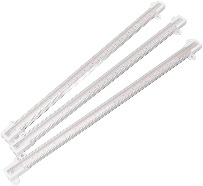Generic LED Plant Grow Light Strip Effective Solar Plant Grow Light Strip for Indoor Gardening Windowsill Office Courtyard for Various Plants Solar Power Generation (30w)