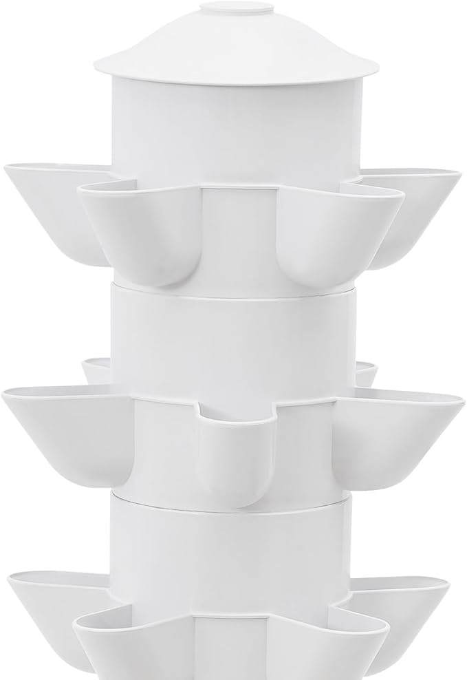 Hydroponic Tower Growing System Kits 30 Pods Vertical Indoor Gardening System for Fruits Vegetables Herbs
