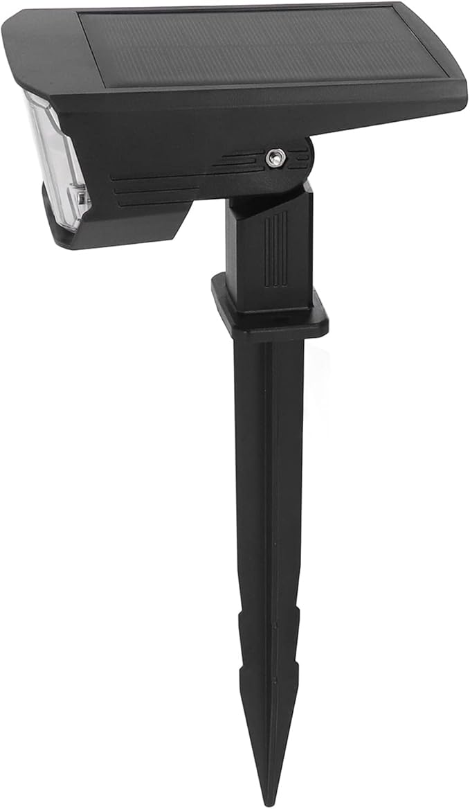 Solar Landscape Spot Light with IPX7 Rating and 25 Percent Photovoltaic Conversion Rate - 4 Gear Outdoor Ground Lamp for Courtyard and Garden Lighting