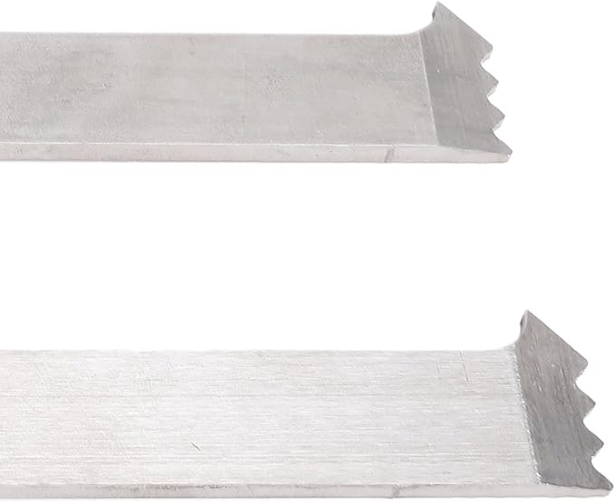 2Pcs Paver Puller Paver Extractor Tool Heavy Duty Paver Puller Tool Set - Paver Extractor with Joint Scraper and Micro Teeth for Easy Garden Brick and Block Replacement