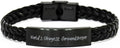 Motivational Groundskeeper Gifts World's Okayest Birthday Braided Leather Bracelet For Groundskeeper from Colleagues Gardening tools Garden gloves Garden hose Watering can Seeds Plants Garden