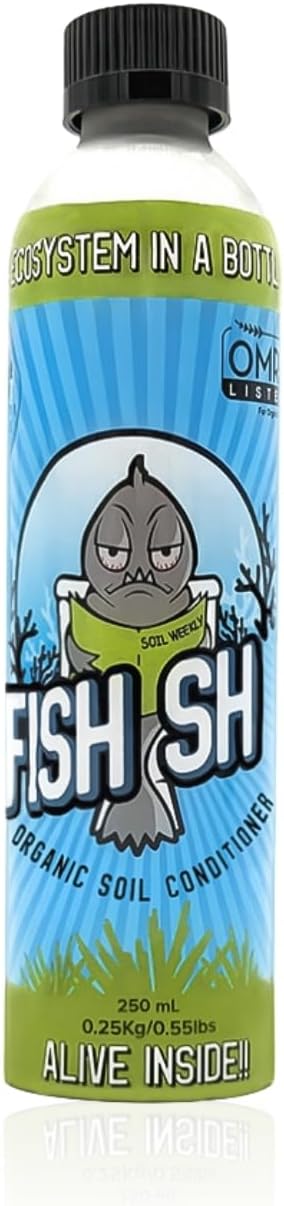 Fish Head Farms Organic Soil Conditioner-Organic Fertilizer for Increased Yield and Flavor-Plant Fertilizer Plant Nutrients for Soil Soilless Hydroponic Farming-Garden Fertilizer-250 Millimeter