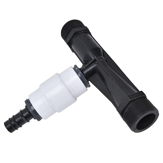 G2 External Thread Venturi Fertilizer with Check Valve Fertilizer Injector Irrigation Tool for Garden