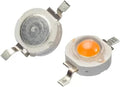 100pcs 3W high Power led chip Lamp Bead Plant Grow Light Full Spectrum 400-840nm 45MIL Chip 3.2-3.4 700mA180-200LM