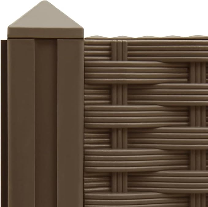 Raised Bed Durable Brown Polypropylene Medium Galvanized Steel Frame for Gardens Patios Balconies - Welded Wire Garden Bed Landscape and Fencing