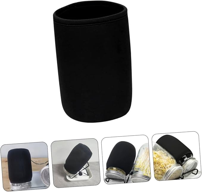 32pcs Mason Jar Sprouting Lids Wide Jar Covers Blackout Sleeves for Hydroponics Growing System Kit Indoor