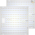 2Pack 200W Full Spectrum Plant Panel Bulbs 100-277V Greenhouse Tent Hydroponic Fruit Flower Light UV/IR Indoor Seedings Cultivation Lights 110V Sunlike Sapling Vege Moss Succulent Potted Moss Lighting