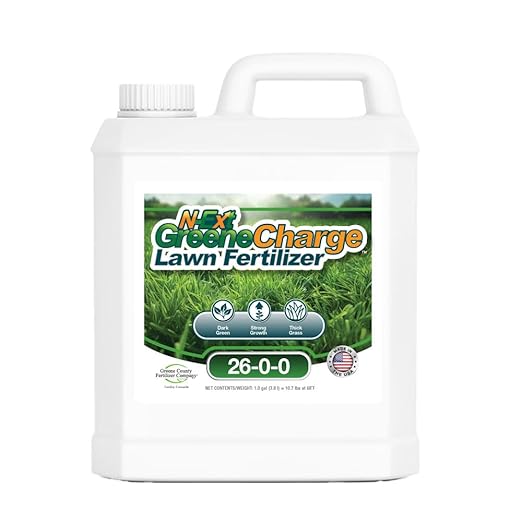 26-0-0 GreeneCharge Enhanced Efficiency Controlled-Release Liquid Nitrogen (1 Gallon Covers up to 8000 sq ft) Plus Micronutrients All-Purpose Fertilizer for All Turf Types