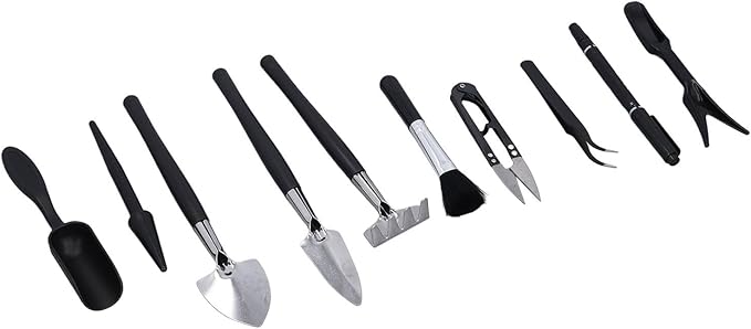 23pcs Succulent Tools Miniature Garden Transplanting Tools Set for Bonsai Plant Cactus Small Indoor Plant Care