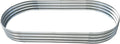 1 Pack 8x4x1Ft Silver Outdoor Metal Raised Garden Bed Flower Box Suitable for All Growth Conditions for Vegetables Fruits Flowers Herbs