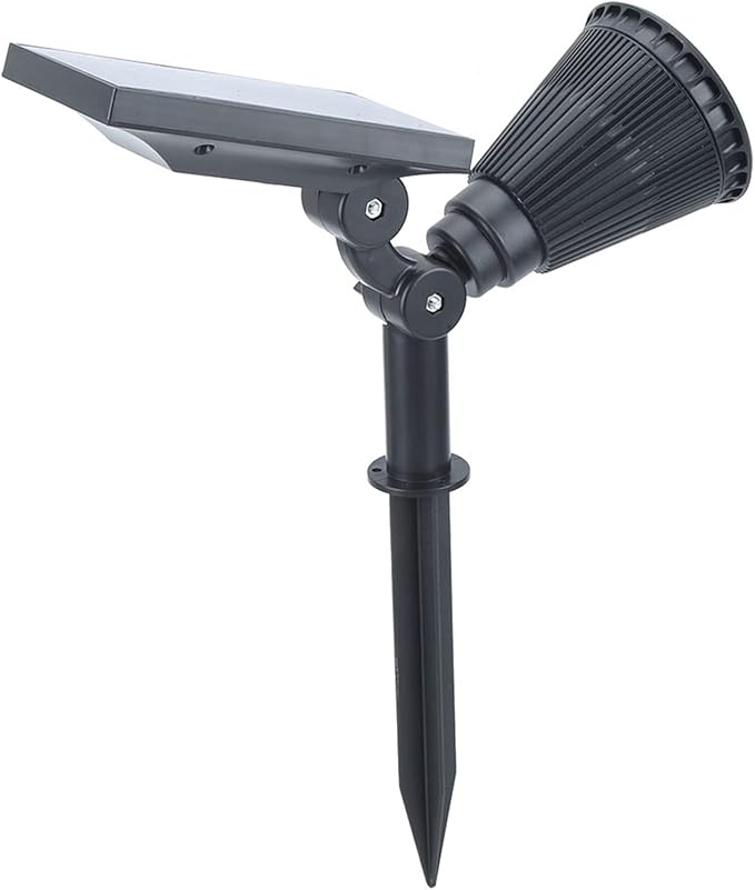 Solar Garden Light 7LED Spotlights Outdoor Landscape Spike Light Solar Yard Lights with IP65 Adjustable Solar Panel Light ControlColor Changing (7 Color Light)