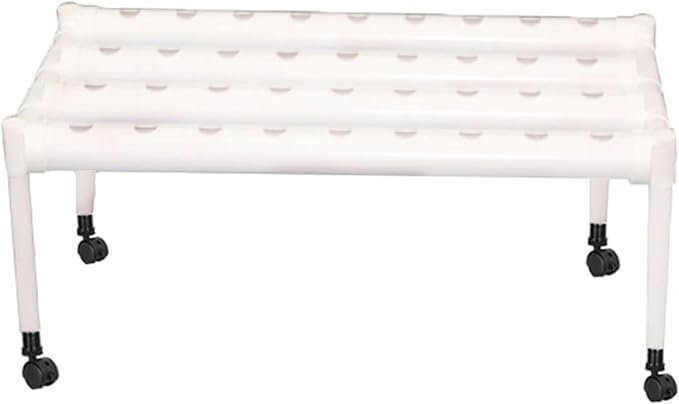 XENITE Hydroponics System Single-Layer Hydroponic Planter 36 Holes with 30L Folding Water Tank for Leaf Vegetables at Home 0826(Color:Pads Style)