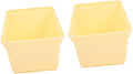 balacoo Soilless Planting Buckets for Greenhouse Durable Hydroponics Containers for Vegetables and Fruits Easy to Assemble Yellow Color No Lid