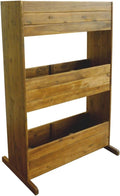 Raised Garden Bed 3-Tier Garden Raised Planter Solid Acacia Wood for Backyard Patio Balcony